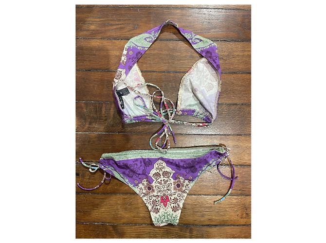 ETRO Badebekleidung T.IT 44 Synthetisch Lila - Ansicht 4