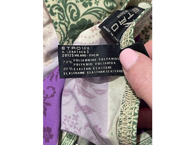 ETRO Badebekleidung T.IT 44 Synthetisch Lila - Ansicht 6