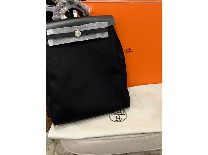 Herbag Hermès HERMES Zaini T.  stoffa Nero - vista 2