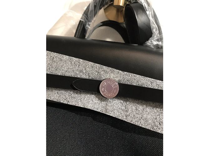 Herbag Hermès HERMES Zaini T.  stoffa Nero - vista 3