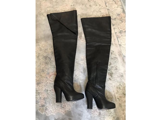 Botas CARVEN T.EU 37 Cuero Negro - vista 4