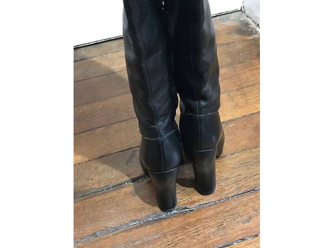 Botas CARVEN T.EU 37 Cuero Negro - vista 8