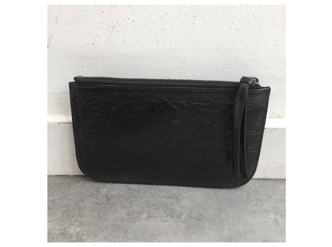 GIUSEPPE ZANOTTI Pochette T. Pelle Nero - vista 3