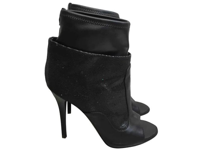 GIUSEPPE ZANOTTI Botines T.EU 37.5 Cuero Negro - vista 6