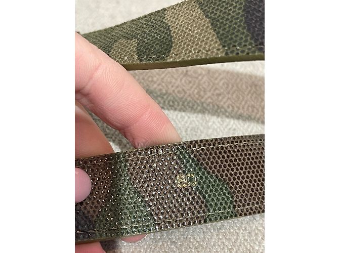 DIOR Gürtel T.cm 80 aus Leder Khaki - Ansicht 5