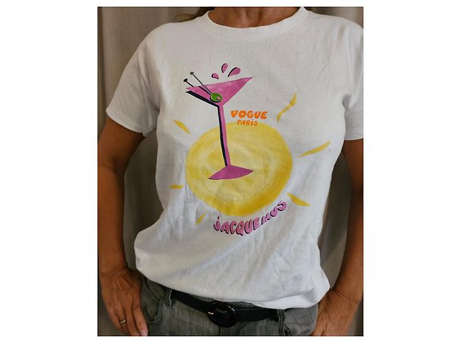 Camiseta Jacquemus para Vogue blanca de algodón Blanco - vista 2