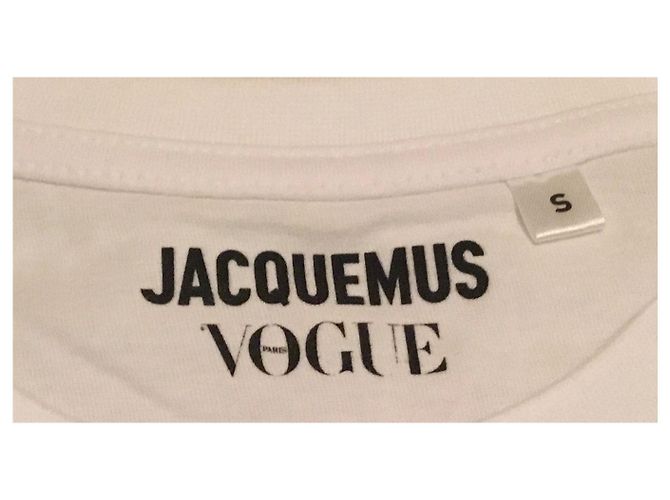 Camiseta Jacquemus para Vogue blanca de algodón Blanco - vista 3