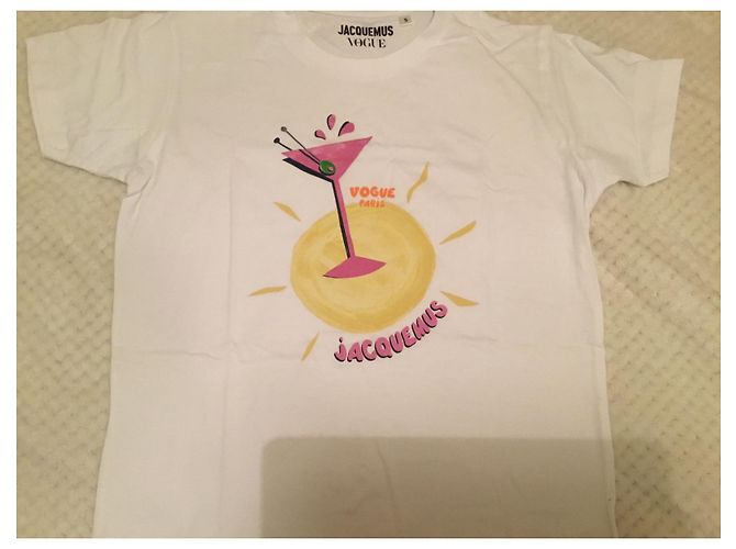 Camiseta Jacquemus para Vogue blanca de algodón Blanco - vista 4