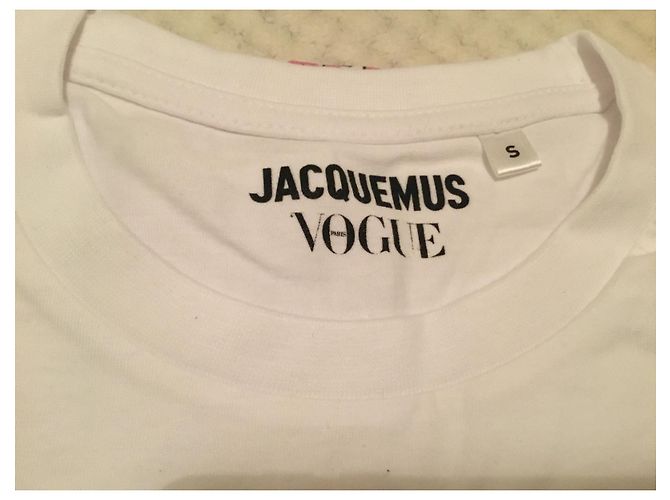 Camiseta Jacquemus para Vogue blanca de algodón Blanco - vista 8