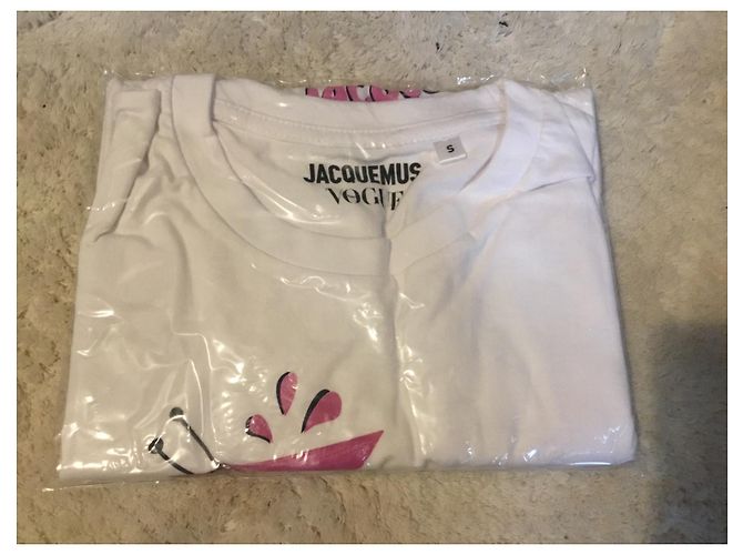 Camiseta Jacquemus para Vogue blanca de algodón Blanco - vista 9