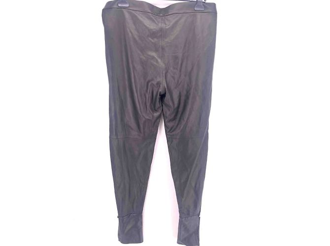 Autre Marque NO FIRMA / Pantalón UNSIGNED T.fr 42 Cuero Negro - vista 2