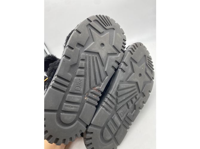 Sandali Dior T.EU 37 Pelliccia sintetica Nero - vista 7
