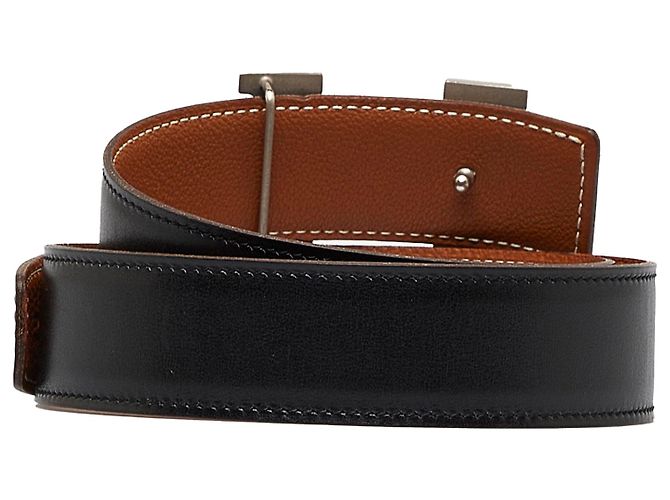 Hermès Cintura reversibile Hermes nera Constance Nero - vista 3