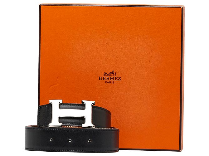 Hermès Cintura reversibile Hermes nera Constance Nero - vista 8