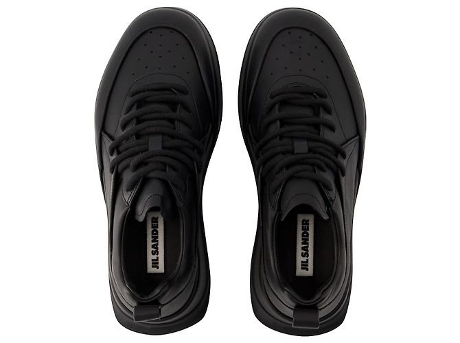 Scarpe da ginnastica Jil Sander - Pelle - Nere - vue 4
