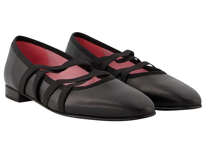 Tutu-Ballerinas – Carel – Leder – Schwarz - Ansicht 2