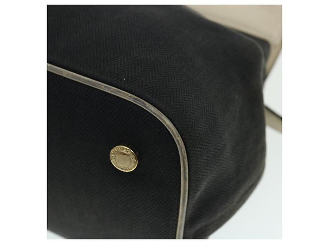 Bulgari Borsa a tracolla BVLGARI Isabella Rossellini in tela 2modo Black Auth bs7634 Nero - vista 16