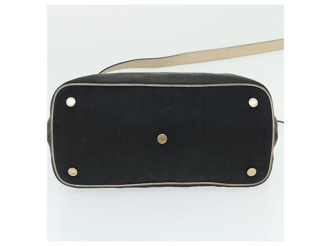 Bulgari Borsa a tracolla BVLGARI Isabella Rossellini in tela 2modo Black Auth bs7634 Nero - vista 5