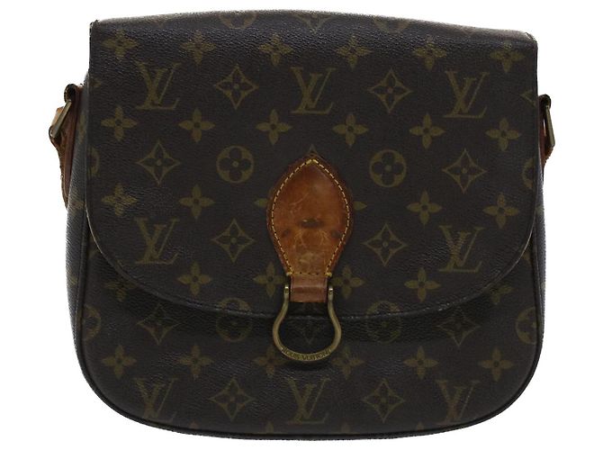 Saint-Cloud LOUIS VUITTON Monogram Saint Cloud GM Borsa a tracolla M51242 LV Auth th3921 Monogramma - vista 13