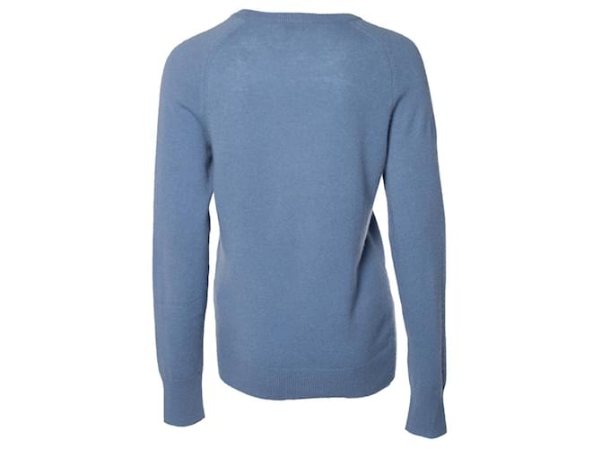 Autre Marque Ausrüstung, Pullover mit Rundhalsausschnitt Blau - Ansicht 2