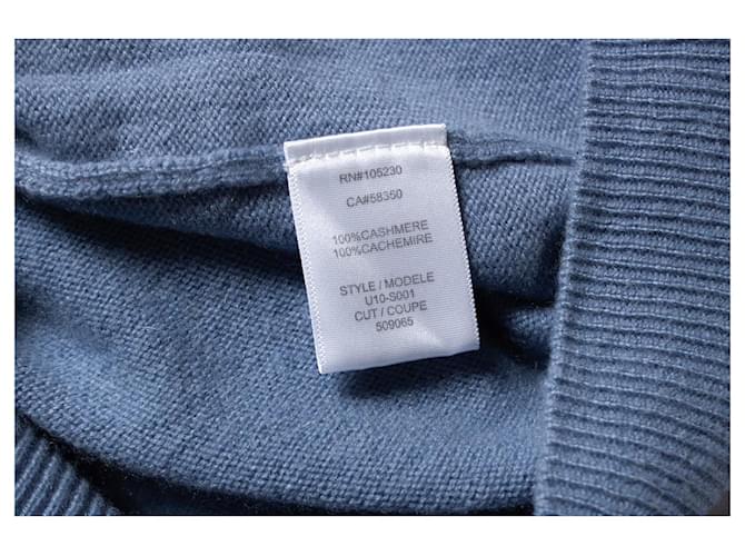 Autre Marque Ausrüstung, Pullover mit Rundhalsausschnitt Blau - Ansicht 6
