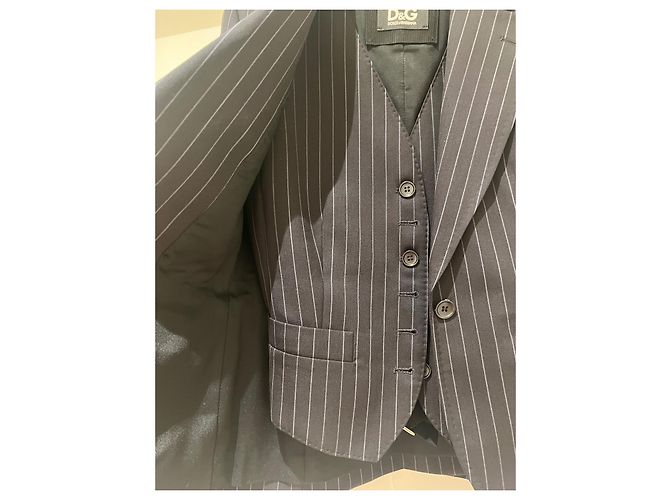 Dolce & Gabbana Disfraz Dolce Gabbana línea DG (chaqueta + chaleco) Azul marino - vista 2