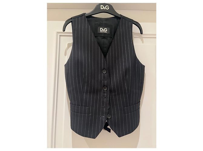 Dolce & Gabbana Disfraz Dolce Gabbana línea DG (chaqueta + chaleco) Azul marino - vista 8
