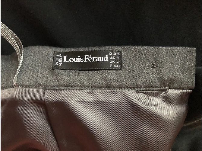 Louis Féraud LOUIS FERAUD Faldas T.fr 38 Cachemira Gris - vista 9