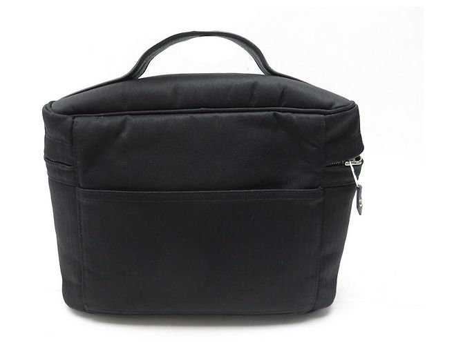 Hermès BORSA DA BAGNO HERMES VANITY ACAPULCO IN TELA E PELLE Nero - vista 2