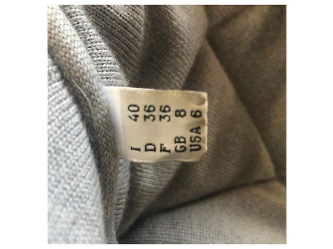 Cédric Charlier Strickjacke aus Wolle Grau - Ansicht 4