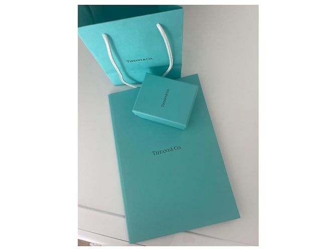 Tiffany & Co Solitaire Diamant Halskette Platin 0,21 Karat Silber - Ansicht 12
