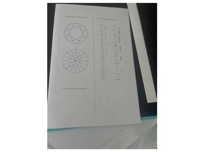 Tiffany & Co Solitaire Diamant Halskette Platin 0,21 Karat Silber - Ansicht 7