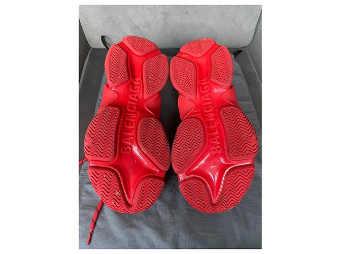 Sneakers Balenciaga Triple S Rosse Rosso - vista 11