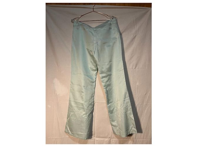 Cambon CHANEL Grüne Satinhose Hellgrün - Ansicht 3