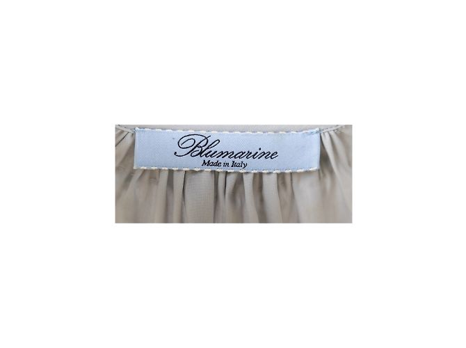 Blumarine Top impreziosito da perline Grigio - vista 5