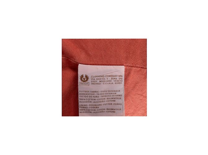 Chaqueta de algodón recubierta de cera de Belstaff Naranja - vista 10