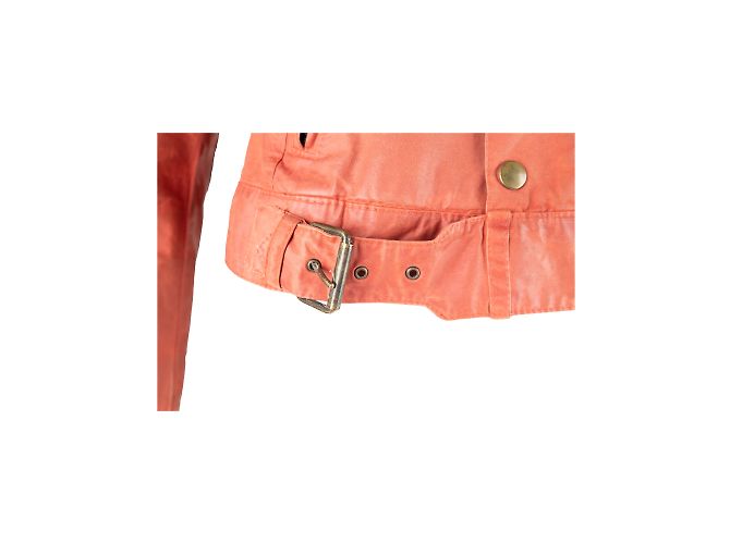 Chaqueta de algodón recubierta de cera de Belstaff Naranja - vista 4