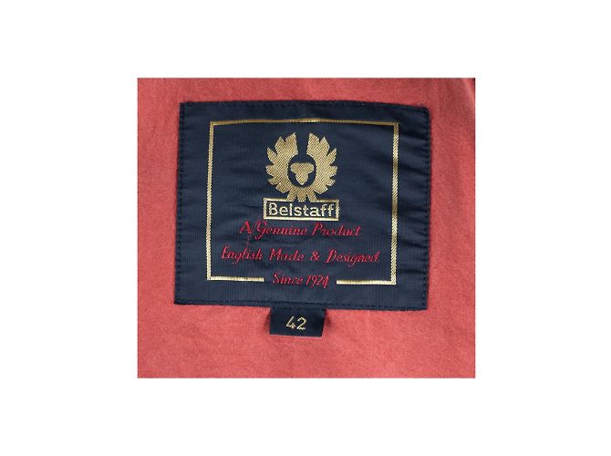Chaqueta de algodón recubierta de cera de Belstaff Naranja - vista 7