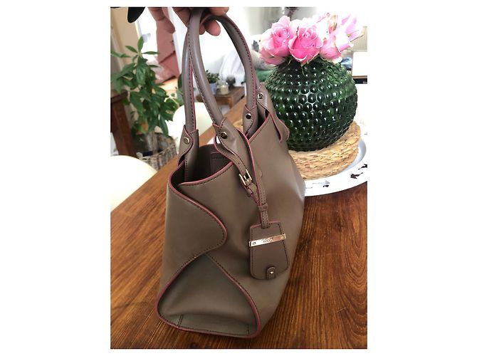 Borsa Tod's in pelle beige - vista 2