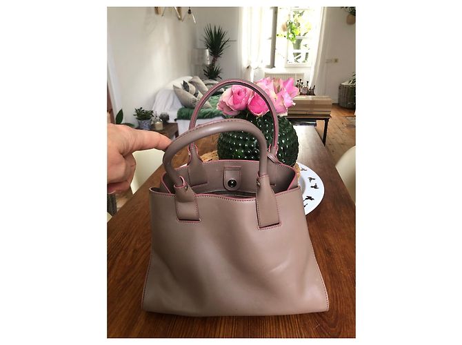 Borsa Tod's in pelle beige - vista 6