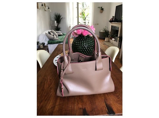 Borsa Tod's in pelle beige - vista 8