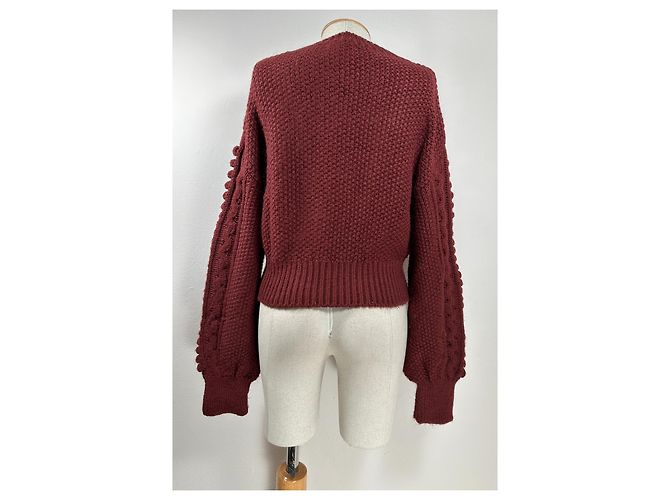 Autre Marque Jersey Anthropologie Rojo Oscuro Burdeos - vista 4