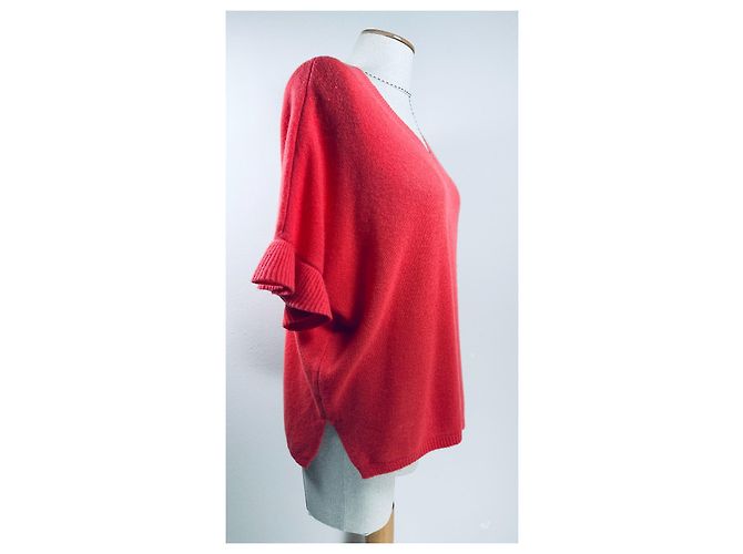 Autre Marque Maglione in cashmere Mosh Mosh corallo - vista 3