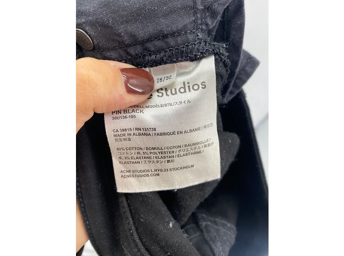 Jeans Acne Studios T.US 26 Denim - Jeans Negro - vista 4