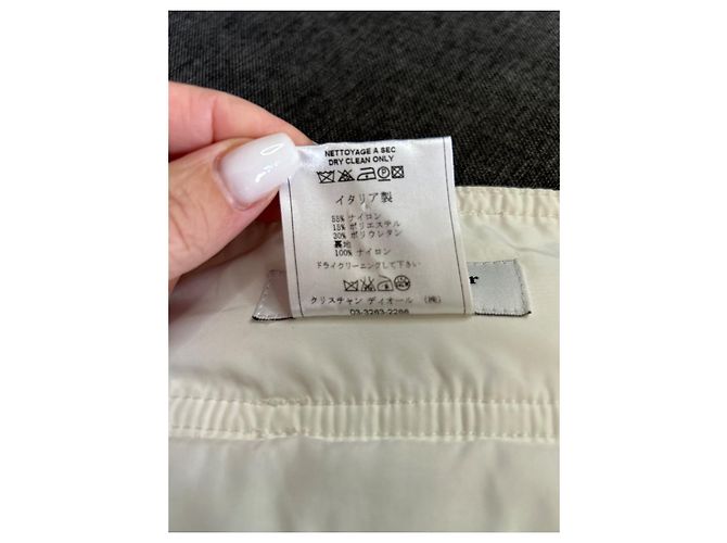 Christian Dior kurzer Rock weiß - Ansicht 6