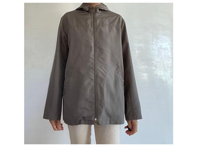Autre Marque Khaki Windjacke mit Kapuze - Ansicht 4