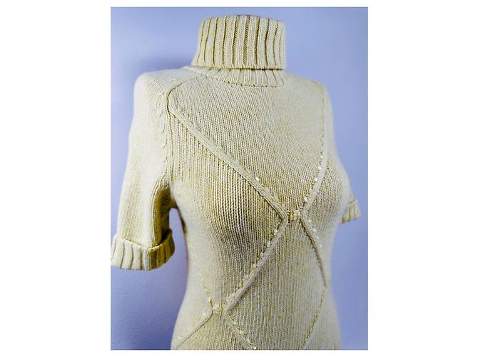 Escada Pull en Cachemire Vert Mélange - vue 2