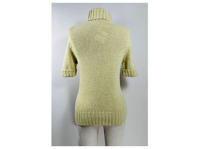 Escada Pull en Cachemire Vert Mélange - vue 4