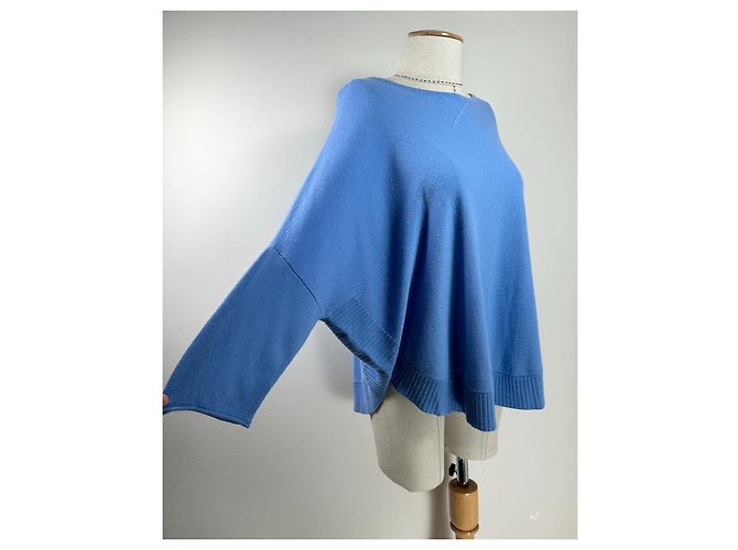 Autre Marque Jersey oversize de cachemir azul Tyler Boe - vista 2