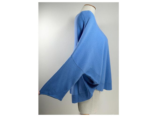 Autre Marque Jersey oversize de cachemir azul Tyler Boe - vista 4
